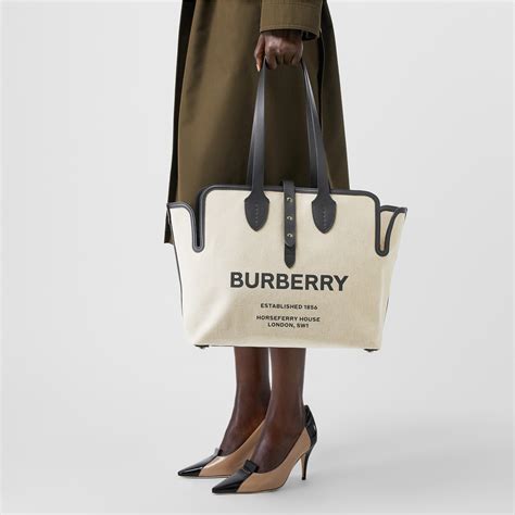 Burberry The Medium Soft Cotton Canvas Belt Bag 